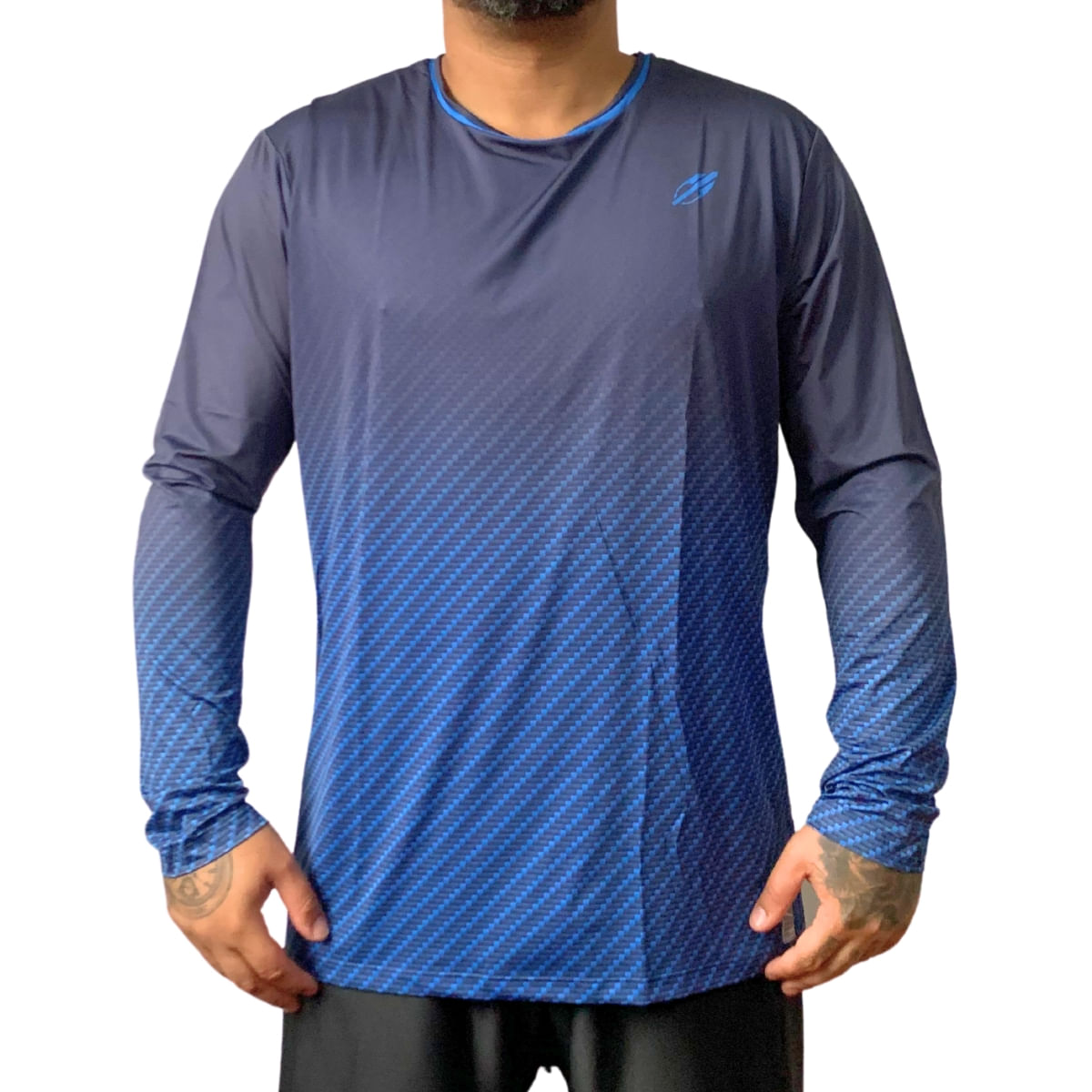 Camiseta Mormaii Manga Longa Uv Futevolei Series Masculina