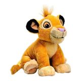 Pelúcia Simba  30Cm  Disney Clássicos Antialérgico Fun