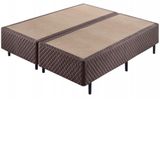 Base Box Ecoflex Queen Size Casal Eco 79x198x25 Cm Marrom