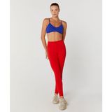 Calça Legging Alto Giro Feminina Sport Way 2412306 Vermelho/azul G