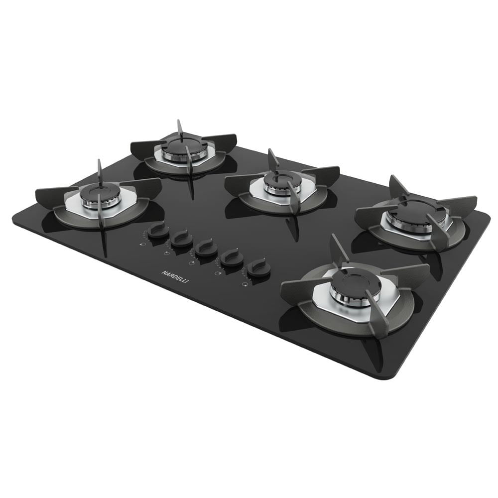 Cooktop Nardelli Safe Ferro Fundido 5 Bocas A Gas