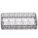 Saboneteira De Plástico Cristal Glamour Incolor Plasutil Ref.14228