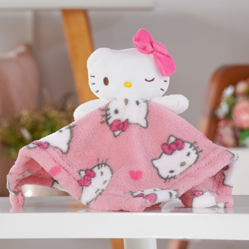 Naninha Na Caixinha Turma Da Hello Kitty 25x25cm Hello Kitty Pink