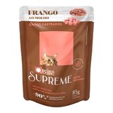 Ração Úmida Quatree Supreme Para Gatos Castrados Frango 85g