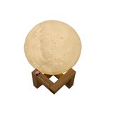 Luminária Umificador Moon Lamp Decorativo Abajur Lua 3 Led