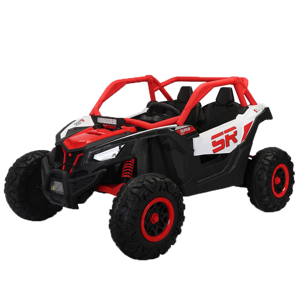 Quadriciclo Utv Carro Elétrico Infantil 24v Bang Toys Sr Com Controle Remoto Vermelho