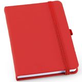 Caderneta 9x14cm 80 Folhas Pautadas Tract Topget - Vermelho