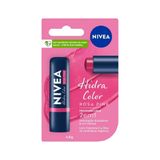 Hidratante Labial Hidra Color Rosa Pink Nivea 4,8g