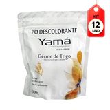 Kit C/12 Yamá Germe De Trigo Descolorante 300g