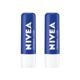 Protetor Labial Nivea 4,8g  Care - Kit C/2 Un