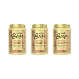 Creme De Pentear Seda Boom Volume Black 1kg - Kit Com 3un