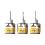 Reparador De Pontas Maxihair 30ml 3 Em 1 - Kit Com 3un