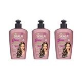 Creme Para Pentear Skala Dona Skala 250g - Kit Com 3un