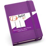 Caderneta 9x14cm 80 Folhas Sem Pauta Kind Topget - Violeta