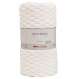 Manta Microfibra Fleece 280g-m Cs Júnior Branca - Queen