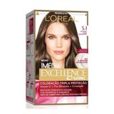 Imédia Excellence Tinta Creme 5.1 Castanho Claro Acinzentado