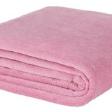 Manta Aveludada Fleece Belgica Queen 01 Peça - Rose