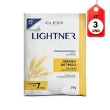 Kit C/03 Lightner Gérmen De Trigo Pó Descolorante 20g