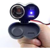 Tomada 12v Usb 5v Para Moto Carregador Celular Prova D&#39;agua