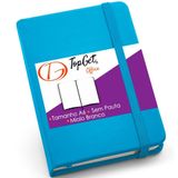 Caderneta 9x14cm 80 Fls Sem Pauta Kind Topget - Azul Claro