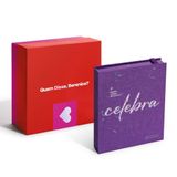 Combo Presente Natal Celebrar: Paleta Multifuncional Celebra 36g + Caixa De Presente G