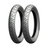 Jogo Pneus De Moto Michelin Pilot Street 2 90/90-14 52s + 100/90-14 57s Tl