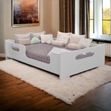 Cama Montessoriana Encanto Casal Branca Gabrielli
