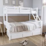 Treliche Casal/solteiro Prime Rb Com 03 Gavetas Madeira Maciça Branco Housin