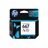 Cartucho HP 667 Tri-Color Original - 3YM78AB