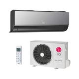 Ar Condicionado Split Lg Hi Wall Inverter Voice Artcool +ai 12.000 Btu/h Frio Bifásico Cinza Escuro/espelhado S3-q12jar1k - 220v