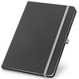 Caderneta 9x14cm 80fls Pautada Spirit Topget - Preto E Cinza