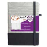 Caderneta Elegance 14x21cm 96 Fls Pautadas - Preto