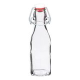 Garrafa De Vidro Clear Tampa Hermética 240ml S0900m - Bono