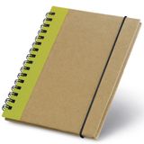 Caderneta 10x14cm 60 Fls Sem Pauta Prep Topget - Verde Claro
