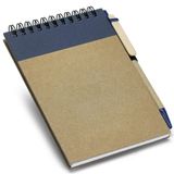 Caderneta Pocket Com Caneta 10x14cm 60 Folhas Topget - Azul