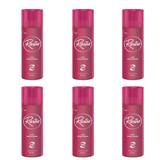 Kit 6 Rastro Desodorante Spray Feminino 90 Ml