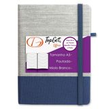 Caderneta Elegance 14x21cm 96 Fls Pautadas - Azul