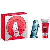 Kit 212 Heroes Carolina Herrera Edt 90ml + Gel 100ml
