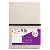 Caderneta Linen 14x21cm 96 Fls Pautadas - Bege E Preto