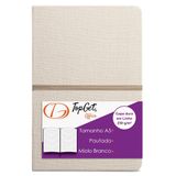 Caderneta Linen 14x21cm 96 Fls Pautadas - Bege