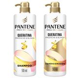 Kit Shampoo Pantene Queratina 510ml + Condicionador Pantene Queratina 510ml