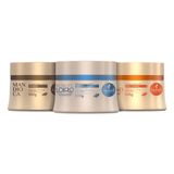 Combo Máscara Haskell Bendito Loiro + Mandioca + Tutano 300g