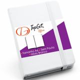 Caderneta 9x14cm 80 Folhas Sem Pauta Kind Topget - Branco