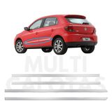 Friso Lateral Cromado Gol G5 G6 4 Portas 2011 A 2020