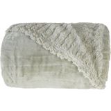 Cobertor Queen Sherpa Toque Pele De Carneiro Dupla Face 220x240cm Olive