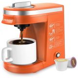 Cafeteira Eletrica Expresso Manual 350ml, 800w, 110v, Chulux Qf Cm811, Laranja