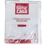 Protetor De Colchão King Impermeável Microfibra 193x203x40 Branco