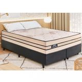 Cama Box King 193cm Molas Ensacadas New Vip Gazin