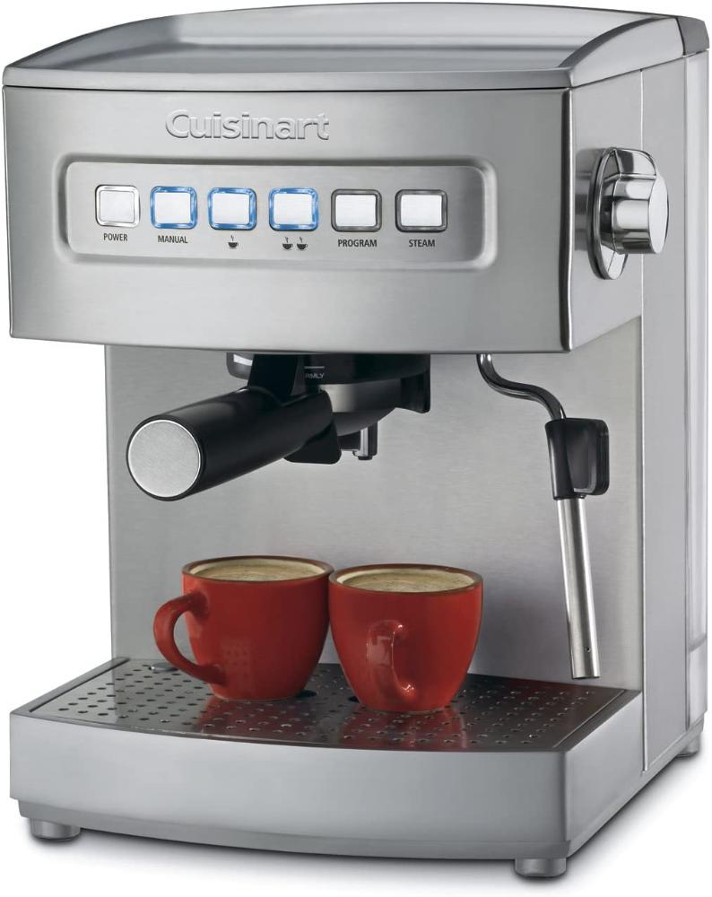 Cuisinart Cafeteira Expresso Programável, Aço Inox, 15 Bar, Prata 110V