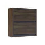 Armario Thela Telasul Canela Madeira 80cm Nogueira